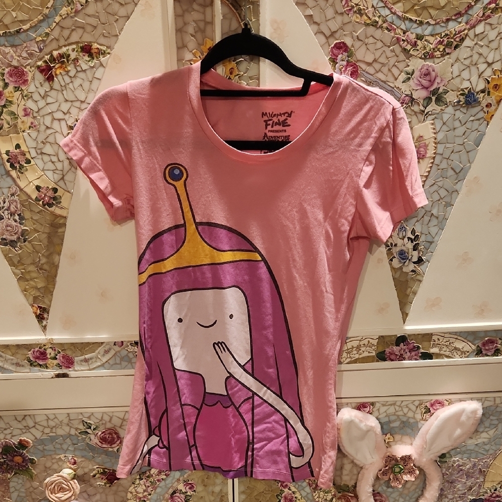 Mighty Fine Adventure Time Pink T-Shirt